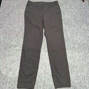 Kit Ace Men's Pants Work Gray Chino Golf Activewear Stretch Cotton - Size 32x31